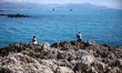 A coast in Antibes, France on May 19th, 2024. 