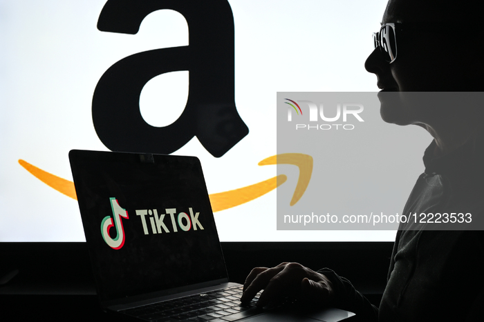 Amazon And TikTok Logos