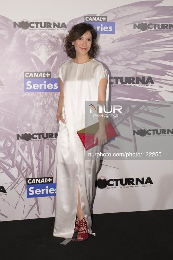 German actress Sibel Kekilli of TV series Game of Thrones poses to photographers during a photocall in Madrid, Spain, Monday, May 26, 2014 d...