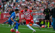 Arnaut Danjuma of Girona FC is in action during the LaLiga 2024-2025 match between Girona...