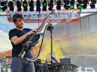 Daniel Oliver with Nothing More performs during River City Rockfest at the AT&T Center on May 24, 2014 in San Antonio, Texas. (