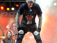 Chad Gray with Hellyeah performs during River City Rockfest at the AT&T Center on May 24, 2014 in San Antonio, Texas. (