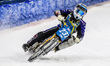 Jimmy Hornell (237) of Sweden competes during the FIM Ice Speedway Gladiators World Champi...