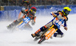 Jasper Iwema (800) of The Netherlands in yellow leads Lukas Hutla (212) of the Czech Repub...