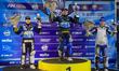 The top three on Saturday are (from left to right) Martin Haarahiltunen (2nd), Niclas Sven...