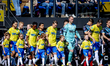 RKC goalkeeper Jeroen Houwen and RKC defender Faissal Al Mazyani participate in the match...