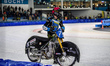 Filip Jager (719) of Sweden gets up from his slide off during the FIM Ice Speedway Gladiat...