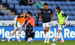 Jacob Murphy of Newcastle United warms up during the Premier League match between Leiceste...