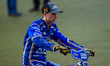 Niels-Kristian Iversen of Kings Lynn Stars participates in the parade lap during the Rowe...
