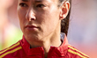Leila Ouahabi of Spain looks on before the warm-up before the Women's Nations League Group...