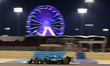 Lance Stroll of the Aston Martin Cognizant F1 Team runs during free practice of the Bahrai...