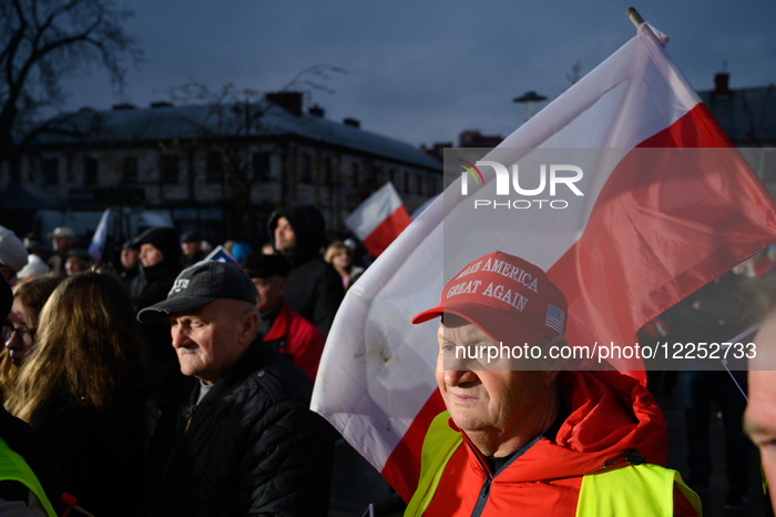 Polish Presidential Elections Campaign Underway In Konskie, Poland