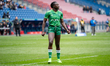 Sharon Auma plays during the rugby game between Kenya 7s and Belgium 7s in Krakow, Poland,...