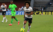Adalberto Carrasquilla #28 of Pumas dribbles the ball during the match on the 15th day of...