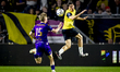 Go Ahead Eagles midfielder Robbin Weijenberg and NAC Breda defender Leo Greiml play during...