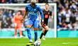 Malik Mothersille (7 Peterborough United) controls the ball during the Vertu Trophy Final...