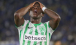 Marino Hinestroza of Atletico Nacional plays during the match between Millonarios F.C. and...