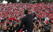 Braga's head coach Paulo Fonseca celebrates after winning the Portugual Cup final football...