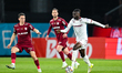 Peter Ademo plays during the Romanian SuperLiga Play-off between CFR Cluj and Rapid 1923 B...