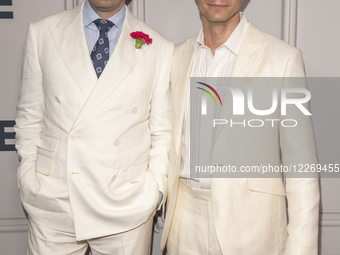 Luke Kirby and Gideon Glick attend Prime Video's ''Etoile'' New York premiere at the Museum of Modern Art in New York, USA, on April 15, 202... by Thenews2/NurPhoto