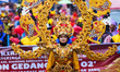 Participants take part in a cultural carnival that commemorates the 504th anniversary of S...
