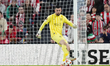 Liam Kelly goalkeeper of Rangers FC and Scotland during the UEFA Europa League 2024/25 Qua...