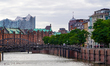 The Speicherstadt 'City of Warehouses' in Hamburg, Germany, on August 29, 2022, is the lar...