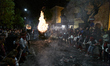 An editorial image captures the ''Fracchie'' ritual held every Good Friday in San Marco in...
