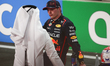 Mohammed Ben Sulayem and Max Verstappen of Red Bull Racing after the Formula 1 Saudi Arabi...