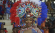 A participant wears a costume as the Lagos Fanti Carnival returns in colorful grand style...