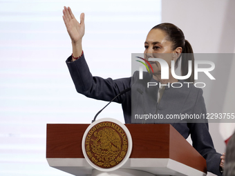 Mexican President, Claudia Sheinbaum Pardo announced during a press conference that Interior Minister, Rosa Icela Rodriguez will represent t... by Eyepix/NurPhoto