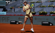 Katie Volynets during the match between Katie Volynets US player and Petra Kvitova Czech p...