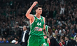 Konstantinos Mitoglou of Panathinaikos AKTOR Athens plays during the Euroleague Game 2 Pla...