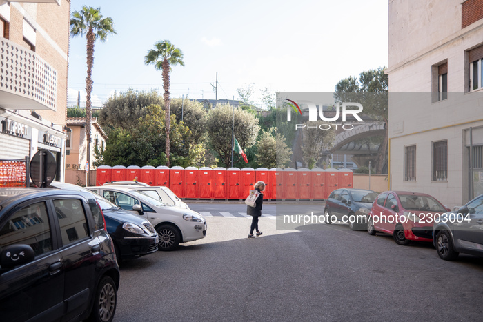Preparations For The Funeral Of Pope Francis In Rome 