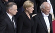 President of Poland Andrzej Duda and his wife Agata Kornhauser-Duda are seen arriving at t...