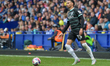 Josh Murphy plays for Portsmouth during the Sky Bet Championship match between Sheffield W...
