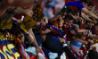 Ronald Araujo of FC Barcelona celebrates the victory during the Final Copa del Rey match b...