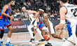 Adam Mokoka plays during the U-BT Cluj-Napoca vs. CSA Steaua Bucharest game in the Romania...