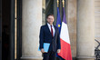 In Paris, France, on April 28, 2025, Marc Ferracci, Minister attached to the Minister for...