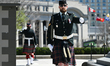 OTTAWA, CANADA, APRIL 30:Two Ceremonial Guard sentries from the Royal Canadian Navy at th...