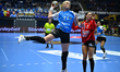 Crina Pintea in action during the EHF Champions League Women 2024/25 quarter-final game be...