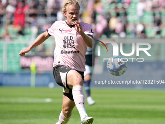 Joel Pohjanpalo of Palermo FC is in action during the Serie B match between Palermo and Sudtirol at the Stadio ''Renzo Barbera'' in Palermo,... by Gabriele Maricchiolo/NurPhoto