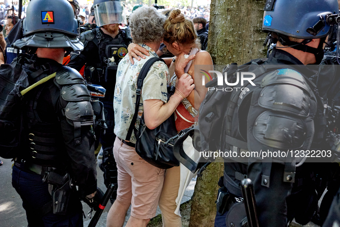 May Day Demonstration In Paris, France