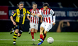Vitesse midfielder Irakli Yegoian and Top Oss midfielder Enrico Hernandez play during the...