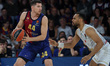 Joel Parra and Jordan Loyd play during the match between FC Barcelona and AS Monaco, corre...