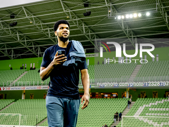 RKC defender Roshon van Eijma plays during the match between Groningen and RKC at the Stadium Euroborg for the Dutch Eredivisie season 2024-... by EYE4images/NurPhoto