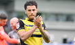 Tyler Smith (9 Barrow) applauds fans after the final whistle during the Sky Bet League 2 m...