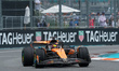 Oscar Piastri of Australia drives the (81) McLaren F1 Team MCL39 Mercedes during the Formu...