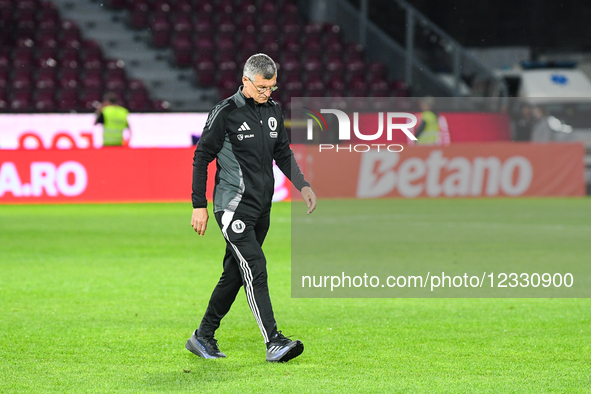 Ioan Ovidiu Sabau is in action during the CFR Cluj vs. Universitatea Cluj match in the Romanian Superliga Play-off at Dr. Constantin Radules... by Flaviu Buboi/NurPhoto