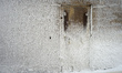 A door of storage building of a salt plant near Swakopmund, Namibia, on Wednesday, May 25,...